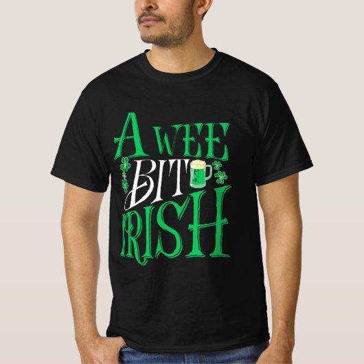 Ein wenig irisch - St. Patrick's Day T-Shirt (Vorderseite)