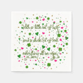 Ein wenig irisches Glück Napkins Serviette (Vorderseite)