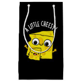 Ein wenig käses Funny Food Pub Dark BG Kleine Geschenktüte (Vorderseite)