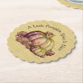 Ein wenig Kürbisgewürz ist schön" Fall Farbe Dekor Untersetzer (angewinkelt)