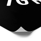 Ein wenig Licht erhitzen sonnengeblasene Kerzenhal Poster (Ecke)