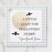 Ein wenig Licht für Halloween Night Blue Boy Geschenkanhänger (Vorderseite)