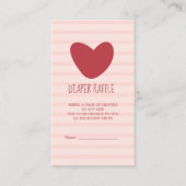 Ein wenig Liebeswissen, Valentinherzen, Baby Dusch Begleitkarte (Vorderseite)