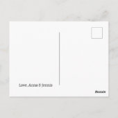 Ein wenig mehr Liebe geschlechtsneutrale Schwanger Postkarte (Rückseite)