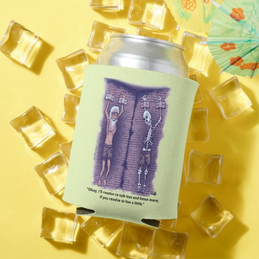 Ein wenig Neujahrsauflösung kann sich abkühlen Dosenkühler (In Situ Sommer)