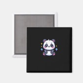 Ein wenig Niedlicher Panda Sticker Magnet (Vorderseite/Rückseite)
