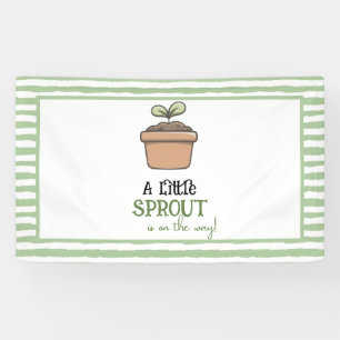 Ein wenig Prout auf dem Way Baby Shower Banner