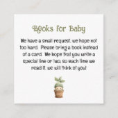 Ein wenig Prout auf den Büchern für die Kinderkart Begleitkarte (Vorderseite)