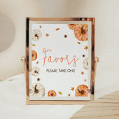 Ein wenig Pumpkin Baby Duschfavoriten Poster