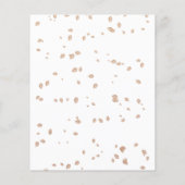 Ein wenig Pumpkin Budget Kinderdusche Einladungen Flyer (Hinten)