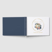 Ein wenig Pumpkin Herbst Floral Baby Dusche Gästebuch (Voll)