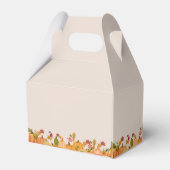 Ein wenig Pumpkin Herbst Floral Baby Dusche Geschenkschachtel (Rückseite)