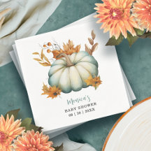 Ein wenig Pumpkin Herbst Floral Baby Dusche