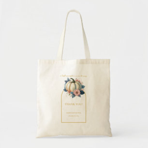 Ein wenig Pumpkin Herbst Floral Baby Dusche Tragetasche
