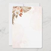 Ein wenig Pumpkin Rustic Baby Dusche Einladung (Rückseite)