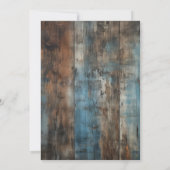 Ein wenig Pumpkin Rustic Baby Dusche Einladung (Rückseite)