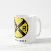 ein wenig R & R Kaffeetasse (VorderseiteRechts)