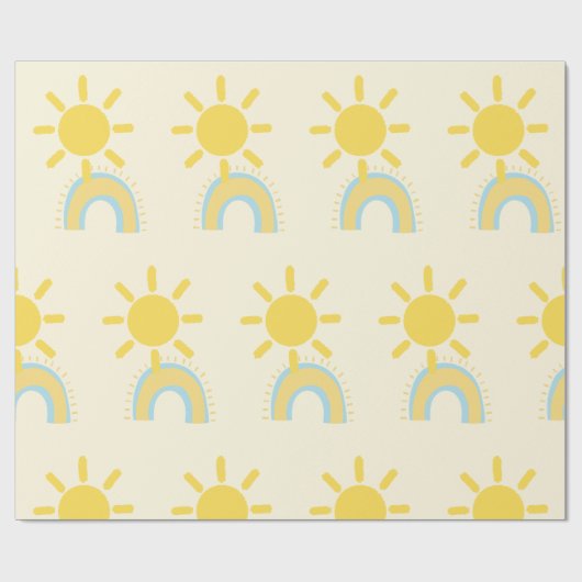 Ein wenig Ray Sonnenschutzpapier Geschenkpapier (Flach)