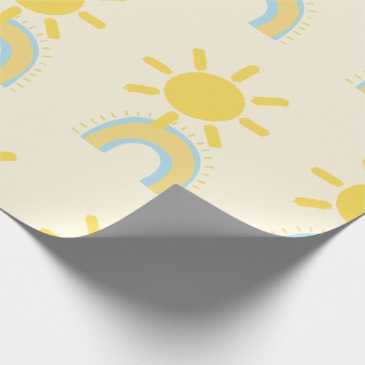 Ein wenig Ray Sonnenschutzpapier Geschenkpapier (Ecke)