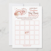 Ein wenig Ray Sunshine Baby Shower Bingo Spiel Einladung (Vorderseite)