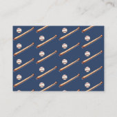 Ein wenig Rookie Sport - Baseball Baby Shower Game Begleitkarte (Rückseite)