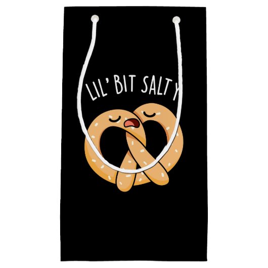 Ein wenig salzig Cool Salty Pretzel Puff Dark BG Kleine Geschenktüte (Vorderseite)