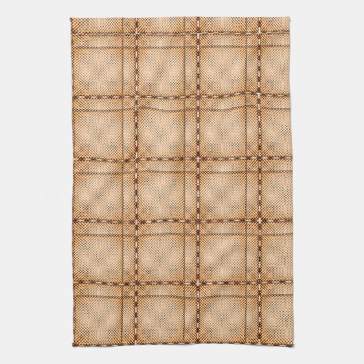 Ein wenig Schach aus braunem, unregelmäßigem Schac Geschirrtuch (Vertikal)
