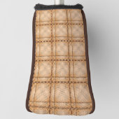 Ein wenig Schach aus braunem, unregelmäßigem Schac Golf Headcover (Rotieren 90)