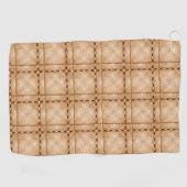 Ein wenig Schach aus braunem, unregelmäßigem Schac Golfhandtuch (Horizontal)