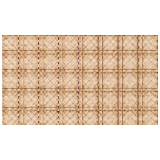 Ein wenig Schach aus braunem, unregelmäßigem Schac Tischdecke (Vorderseite (Horizontal))