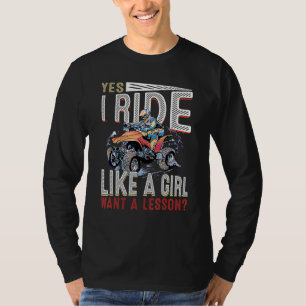 Ein wenig schaden ATV 4 Wheeler Quad MX nie T-Shirt