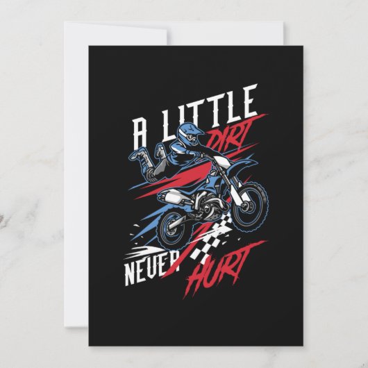 Ein wenig schaden niemals Quad Racing Offroad ATV  Einladung (Vorderseite)