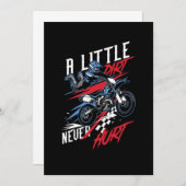 Ein wenig schaden niemals Quad Racing Offroad ATV  Einladung (Vorne/Hinten)