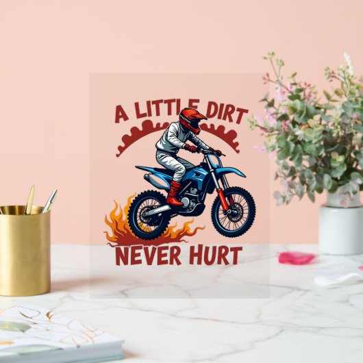 Ein wenig schmutzig nie verletzt acrylschild (Hochzeit)