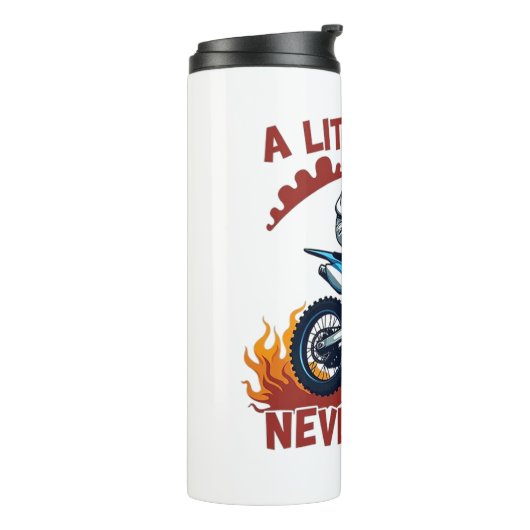 Ein wenig schmutzig nie verletzt thermosbecher (Nach links gedreht)