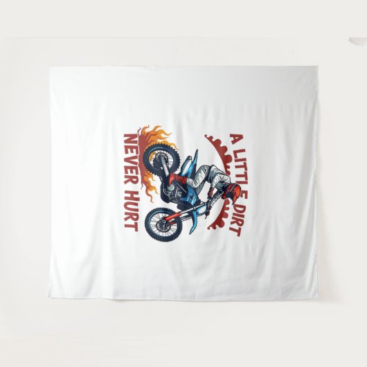 Ein wenig schmutzig nie verletzt wandteppich (Vorderseite (Horizontal))