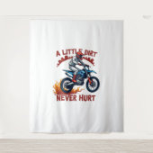 Ein wenig schmutzig nie verletzt wandteppich (Vorderseite)