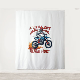 Ein wenig schmutzig nie verletzt wandteppich