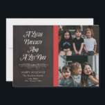 Ein wenig schmutzig und viel schöne Weihnachtsfoto Feiertagskarte<br><div class="desc">Meine A Little Naughty and A lot Nice Holiday Foto Card ist der perfekte Weg, um in dieser Urlaubssaison bleibe. Die Pandemie hat es schwer gemacht, Freunde und Familie persönlich zu sehen, daher sind meine Urlaubskarten ein perfekter Weg, um ein wenig Beifall zu verbreiten! Fügen Sie Ihre Fotos vorne und...</div>