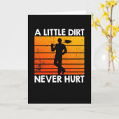 Ein wenig schmutzig verletzen nie Schornstein-Swee Karte (Gelbe Blume)