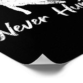 Ein wenig schmutziger Motorrad-Dreck schadet niema Poster (Ecke)