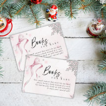 Ein wenig Schneeflocke Pink Bow Glitzer Babydusche