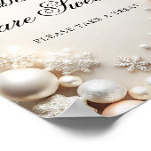 Ein wenig Schneeflocken Babys sind süß Nehmen Sie Poster (Ecke)