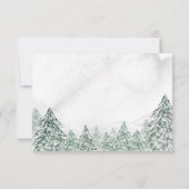 Ein wenig Schneeflocken Gray Baby Duschberatung Ka Einladung (Rückseite)