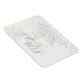 Ein wenig Schneeflocken mit Baby-Dusche Magnet (Rechte Seite)