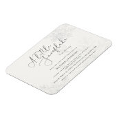 Ein wenig Schneeflocken mit Baby-Dusche Magnet (Linke Seite)