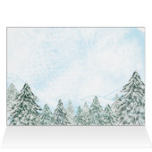 Ein wenig Snowflake Blue Baby Dusche Vielen Dank (Innenansicht Horizontal (Oben))