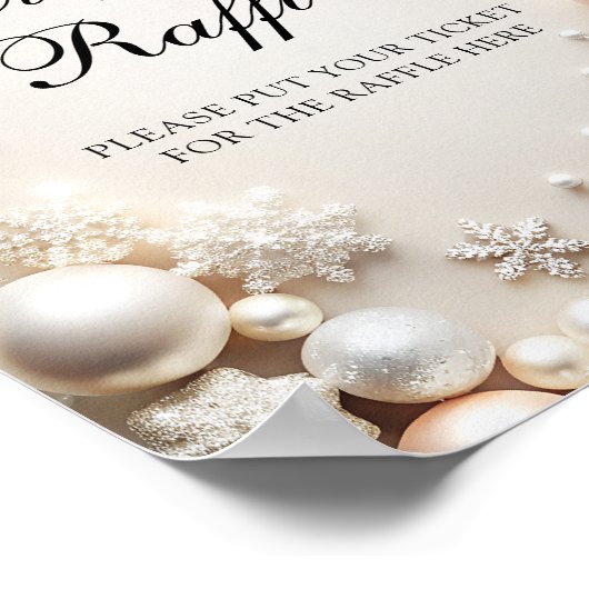 Ein wenig Snowflake Boho Baby Duschdusche Windeln  Poster (Ecke)