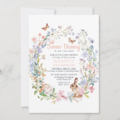 Ein wenig Sonnendusche im Garten der Wildblume Einladung (Vorderseite)