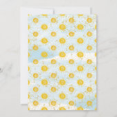 Ein wenig Sonnenschein Baby Babydusche Einladung (Rückseite)